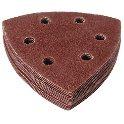 SANDING TRIANGLE 93MM 40 GRIT  VELCRO 6 HOLE A-WD SAIT