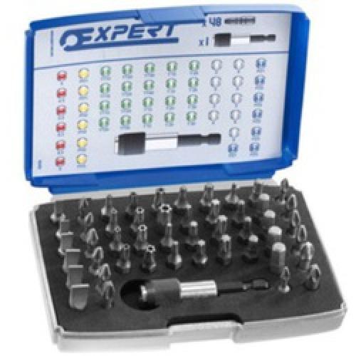 SCREWDRIVER BIT SET 48PC & BIT HOLDER E131701B BRITOOL