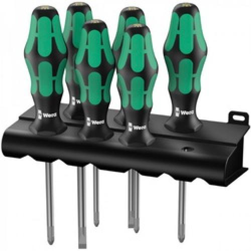 KRAFTFORM+ SCREWDRIVER SET     6PC 105622 WERA
