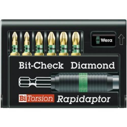 BIT CHECK SET POZI BI TORSION  BDC 056371 WERA