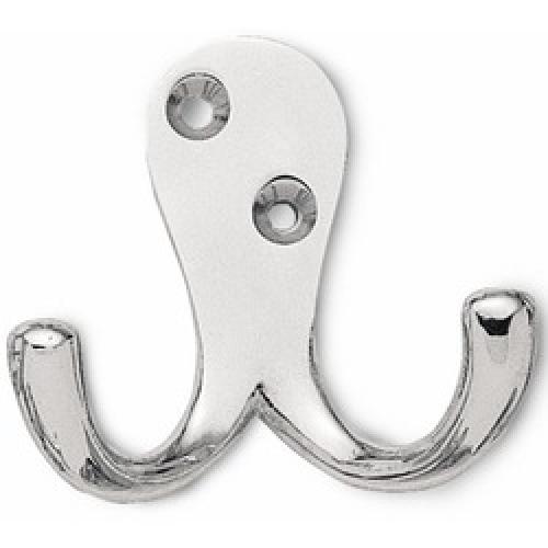 ROBE HOOK DOUBLE CHROME        AA27CP