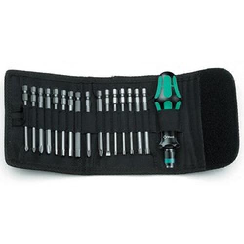 KRAFTFORM KOMPAKT 60 POUCH     BIT SET 17 PC 059295 WERA