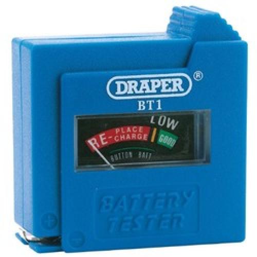 BATTERY TESTER SUITABLE FOR AA AAA C D PP3 3R12 72090 DRAPER