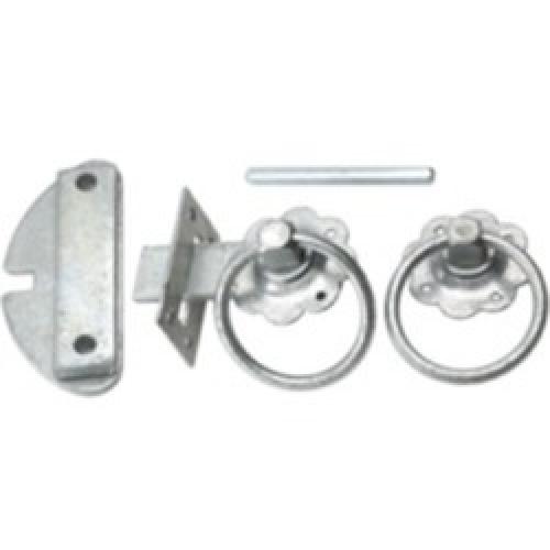 GATE LATCH SET MORTICE GALV