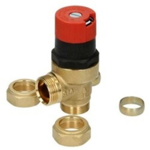 AUTO BYPASS VALVE 22MM ANGLED  DU145 HONEYWELL