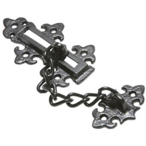 DOOR SECURITY CHAIN ANTIQUE    BLACK 2967 KIRKPATRICK