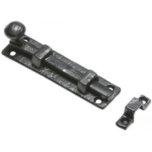 DOOR BOLT STRAIGHT ANTIQUE     BLACK 110MM LF5530A
