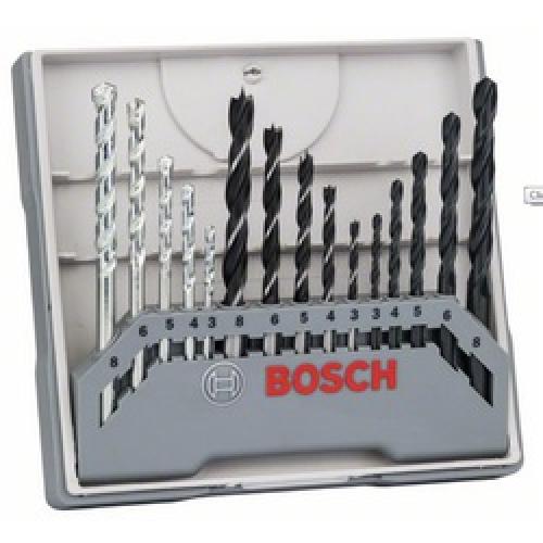DRILL SET MIXED WOOD METAL &   MASONRY 2607017038 BOSCH