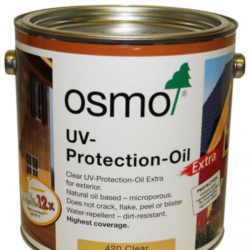 UV PROTECTION OIL CLEAR SATIN  2.5 LITRE 420 EXTRA OSMO