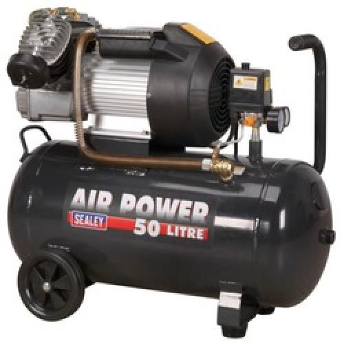 COMPRESSOR 50LT 3HP V TWIN     SAC5030VE 240V SEALEY