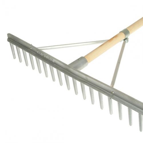 ALUMINIUM LANDSCAPE RAKE 18T   C/W HANDLE FAIALR