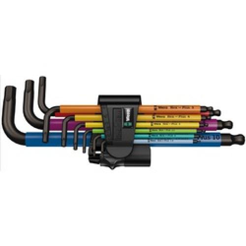 HEX KEY SET METRIC COLOURED    073593 ZYKLOP