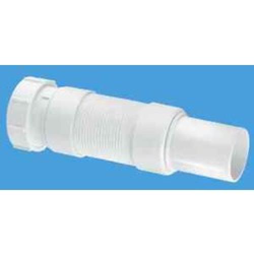 FLEXI WASTE HOSE 40MM X 165-   250MM M/FIT X SPIGOT FLEXCON6