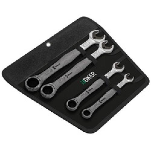 COMBINATION RATCHET SPANNER    SET 4 PIECE JOKER 073290 WERA
