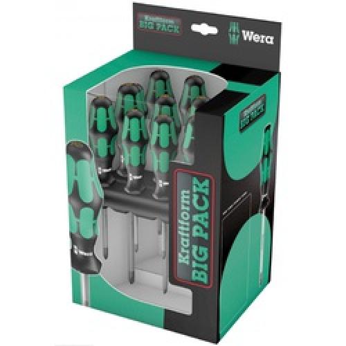KRAFTFORM+ SCREWDRIVER SET     14PC BIG PACK 105630  WERA