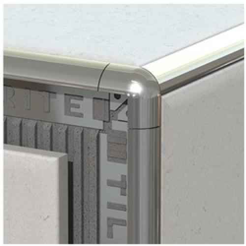 TILE EDGE CORNER SILVER 10MM   SMC248