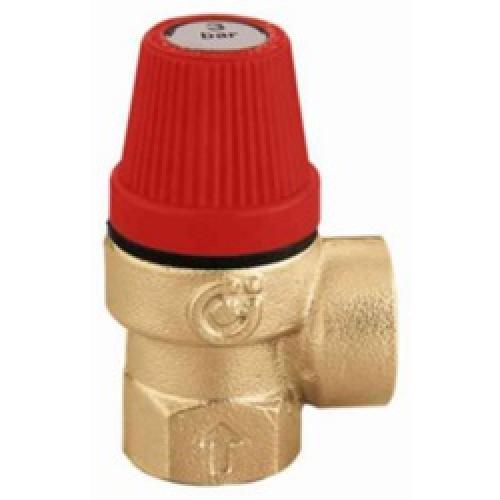 PRESSURE SAFETY RELIEF VALVE   1/2 NON ADJ 3 BAR 311430 CALEF