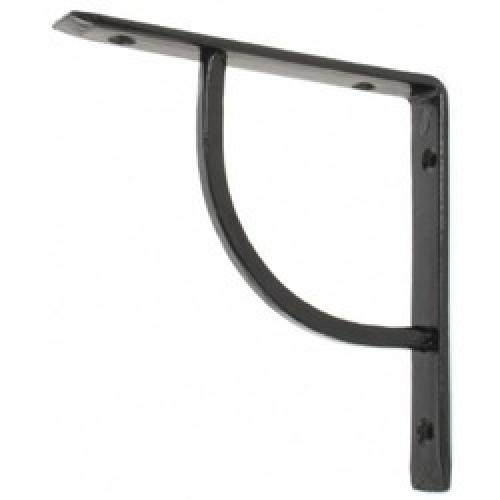 SHELF BRACKET PLAIN BLACK      6" X 6" 83780 ANVIL