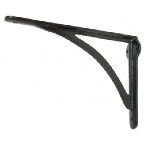 SHELF BRACKET CURVED BLACK     10" X 7"  83784 ANVIL