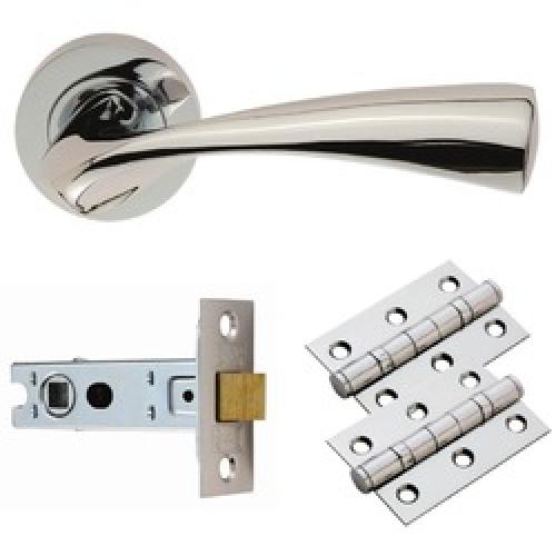 LEVER ON ROSE LATCH PACK       SINTRA GK007CP/INTB CARLISLE