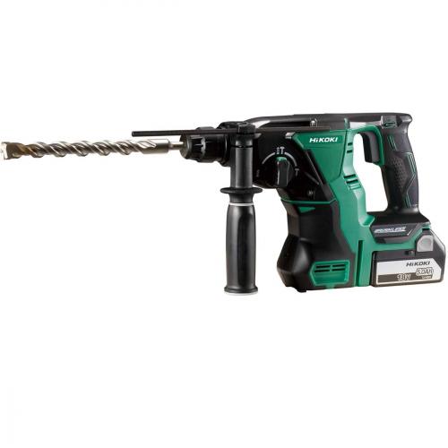 18V SDS HAMMER DRILL 2X5AH LIION  3 MODE BRUSHLESS DH18DBL HIKOKI
