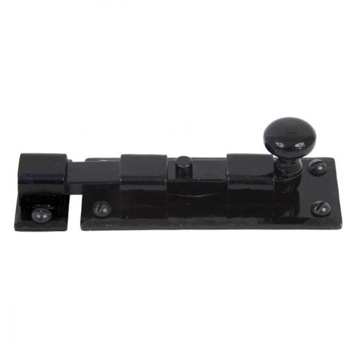 DOOR KNOB STRAIGHT 4" BLACK    33982 ANVIL
