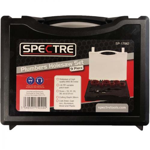 HOLESAW SET 9PC PLUMBERS       TROJAN