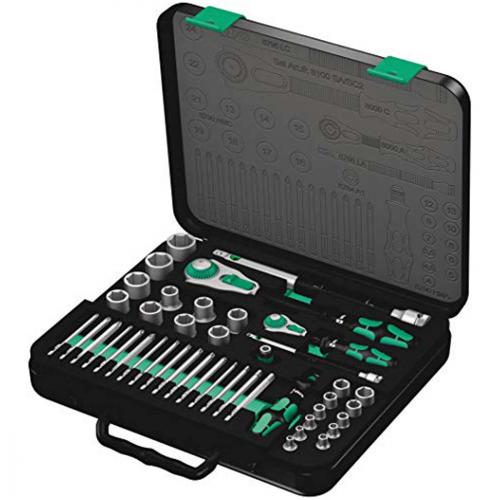 SOCKET SET 1/4 & 1/2SD 43      PIECE 0516078 ZYKLOP WERA