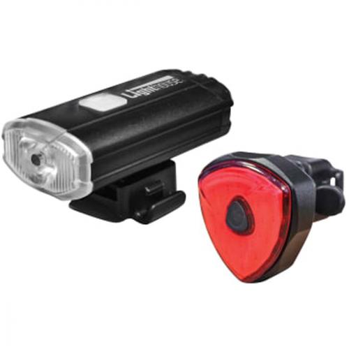 TORCH BIKE LIGHT SET 150 LUMEN LED RECHARGEABLE EBIKEFRR