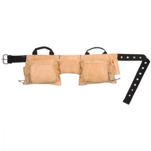 HEAVY DUTY LEATHER WORK APRON 12 POCKETS AP-527X
