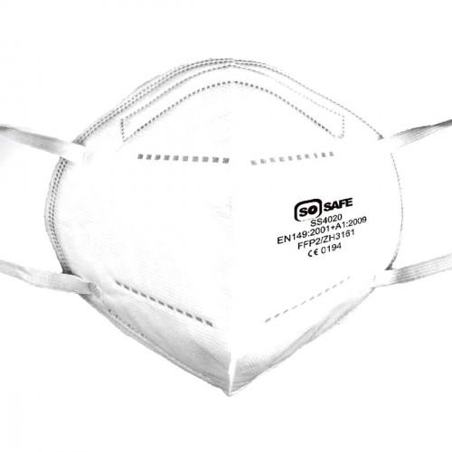 DUST MASK FFP2 FOLD FLAT SS4020  / ZH3161