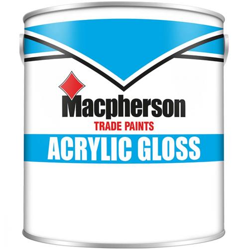 ACRYLIC GLOSS WHITE FAST DRYING 2.1/2 LITRE MACPHERSON