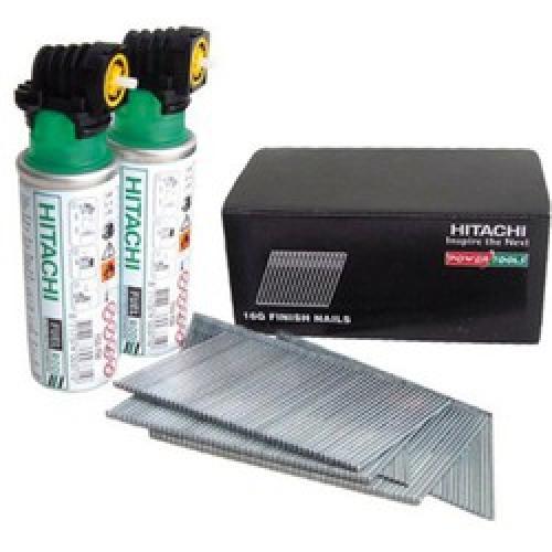 FINISH NAIL ANGLED 63MM 16G    GALV 2000 2 GAS 705590 HITACHI
