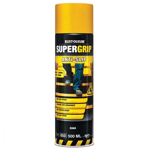 SPRAY PAINT ANTI SLIP YELLOW   500 ML 2444 RUSTOLEUM