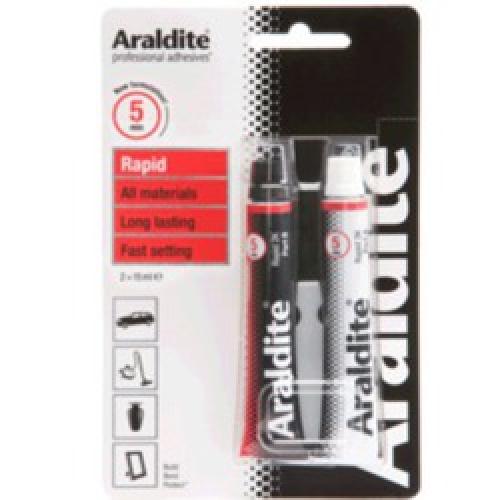 ADHESIVE RAPID EPOXY           2 X 15ML TUBE ARALDITE
