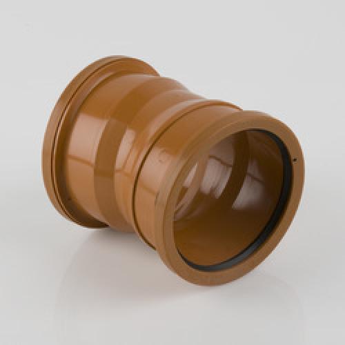 DRAIN DOUBLE SOCKET BEND       11.25DEG 110MM B4061 BRETT