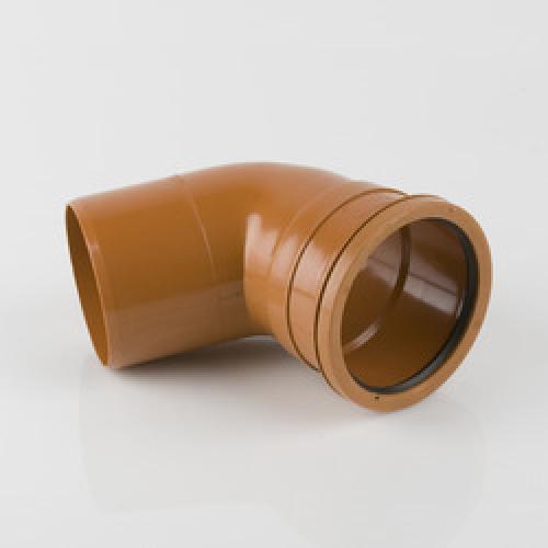 DRAIN SINGLE SOCKET BEND       67DEG 100MM B5051 BRETT