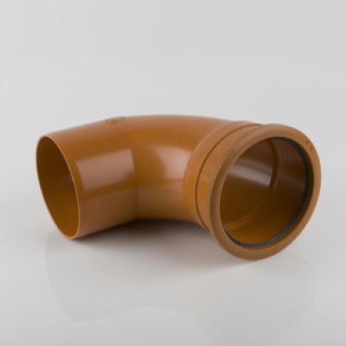 DRAIN SINGLE SOCKET BEND       87.5DEG 160MM B7041 BRETT