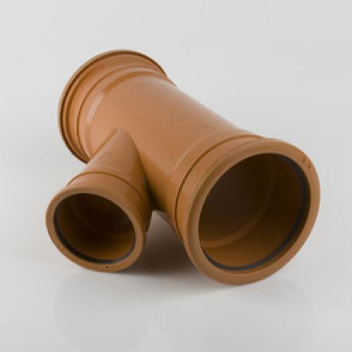 DRAIN TRIPLE SOCKET BRANCH     45DEG 160 X 110MM B7102 BRETT