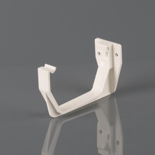 GUTTER FASCIA BRACKET RECT     114MM WHITE BR053W BRETT