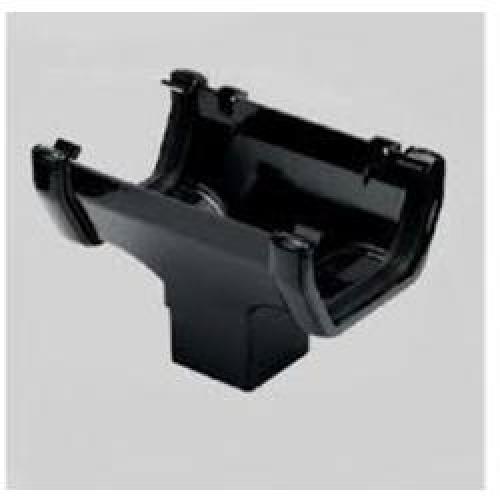 RUNNING OUTLET RECT 114MM      BLACK BR055B BRETT