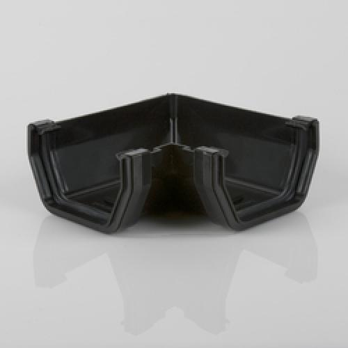 GUTTER ANGLE RECT 90DEG 114MM  BLACK BR058B BRETT