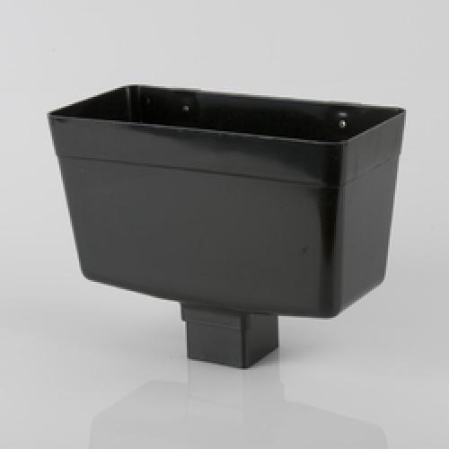 SQUARE PIPE HOPPER HEAD 65MM   BLACK BR511B BRETT