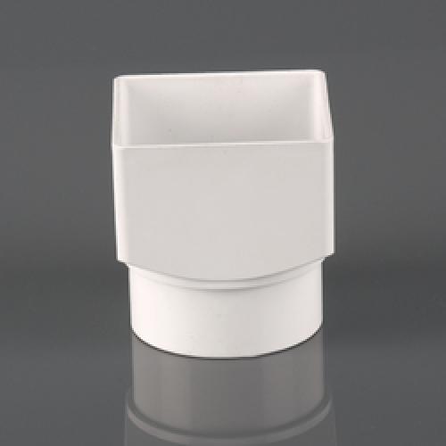 SQUARE TO ROUND ADAPTOR WHITE  BR517W BRETT