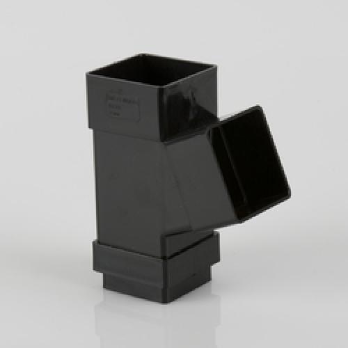 SQUARE PIPE BRANCH 65MM BLACK  BR518B BRETT