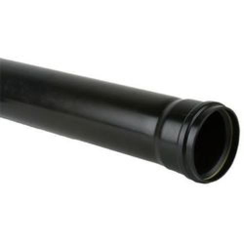 SOIL PIPE CI PVC STYLE 110MM   2.5M BS413CI BLACK BRETT
