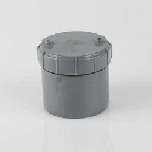 SOIL ACCESS CAP 110MM GREY     BS431G BRETT