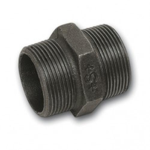 MALL HEX NIPPLE BLK 1 BSP