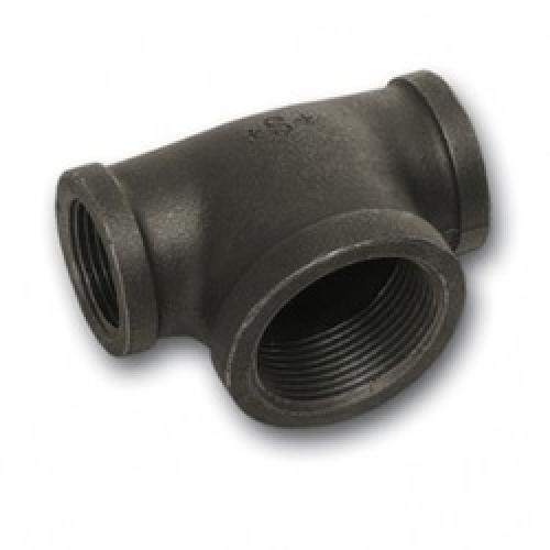 MALL REDUCING TEE BLK 1/2 X    1/4 BSP