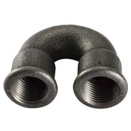 MALL RETURN BEND BLK 1.1/4     BSP